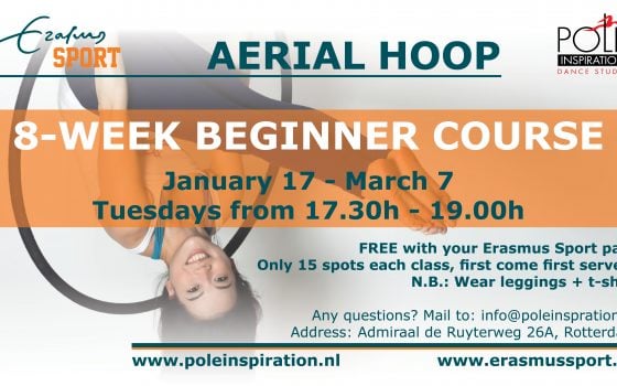 FREE Erasmus Sport Aerial Hoop Course